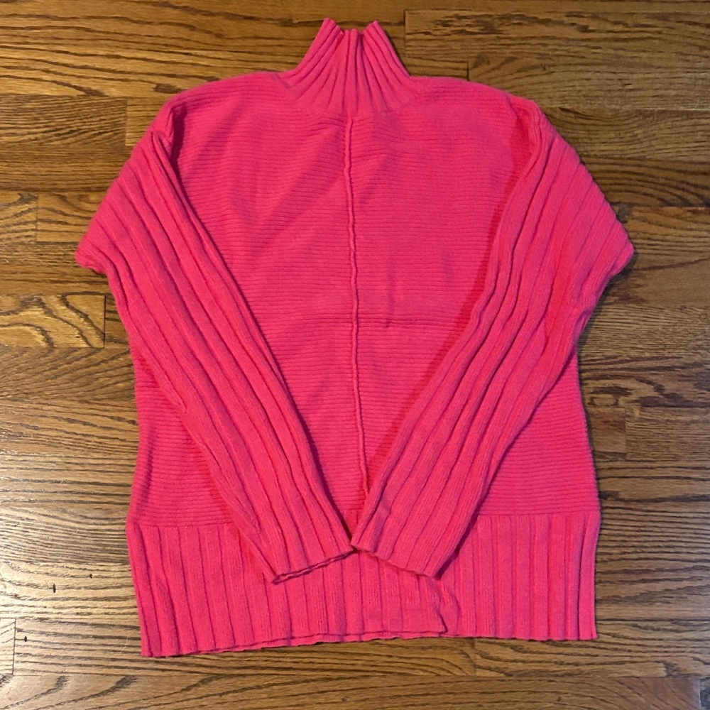 crown & ivy Pink Turtleneck Sweater